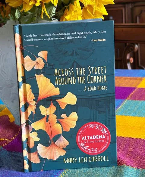 Across the Street and Around the Corner book with matching tote bag