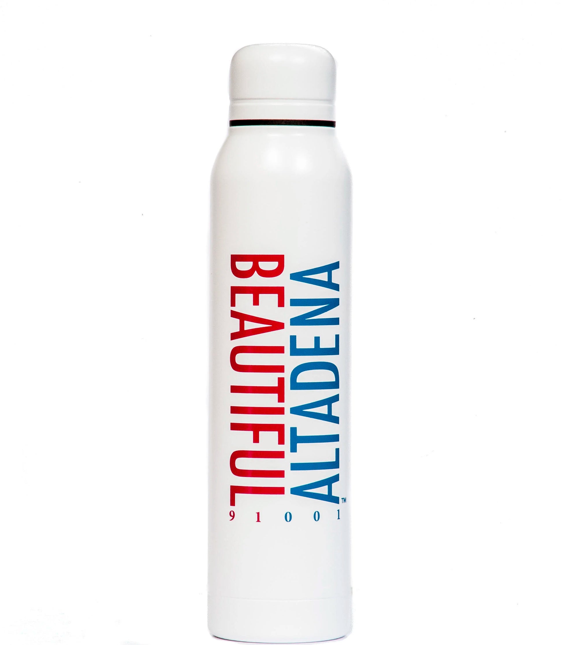White Beautiful Altadena 91001 water bottle