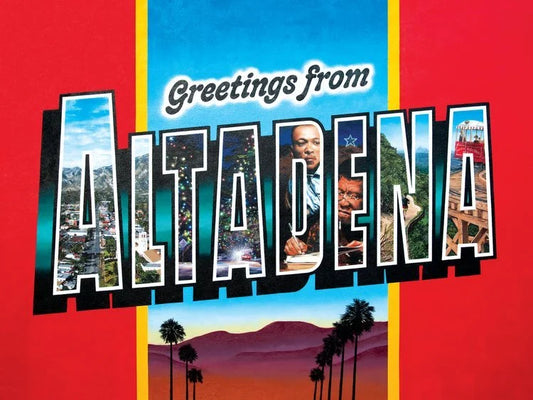 Greetings From Altadena mural poster artwork