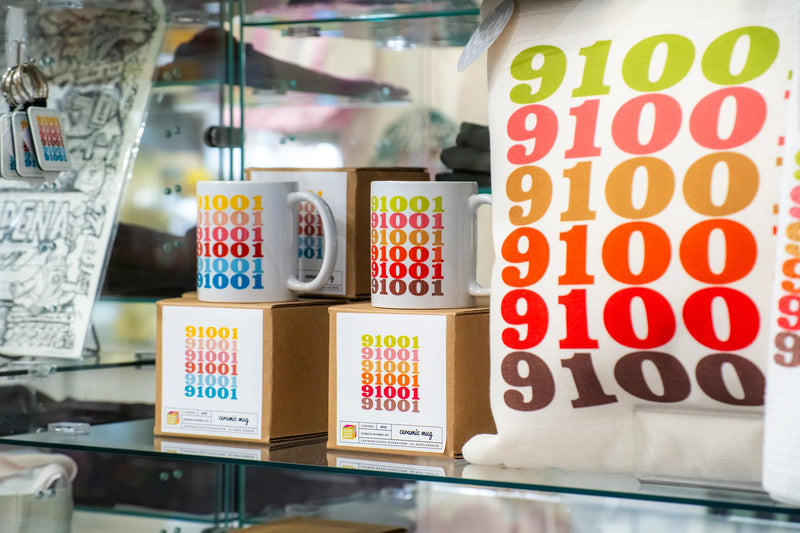 Altadena 91001 zip code gifts displayed at Webster's Community Pharmacy.