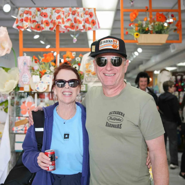 Couple enjoying the gift shop inside Webster's Community Pharmacy in Altadena